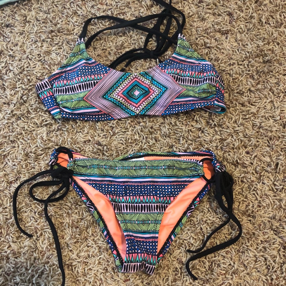Target cross cross Aztec swim suit